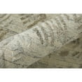 thumbnail image 2 of 8' Gray And Taupe Abstract Hand Woven Runner Rug, 2 of 5