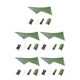 thumbnail image 1 of Wosthever Durable Tent Tarp 230x140cm Fly Tent Cloth Tarpaulin Ground Green Canopy Type2 NO2, 1 of 1