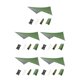 thumbnail image 1 of Wosthever Durable Tent Tarp 230x140cm Fly Tent Cloth Tarpaulin Ground Green Canopy Type2 NO2, 1 of 1