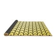 thumbnail image 2 of Ahgly Company Indoor Square Solid Yellow Modern Area Rugs, 4' Square, 2 of 4