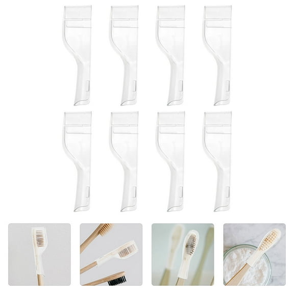 LULULION Toothbrush Cover For Electric Toothbrush Heads 8 Pcs Pp Material Compact Easy To Carry