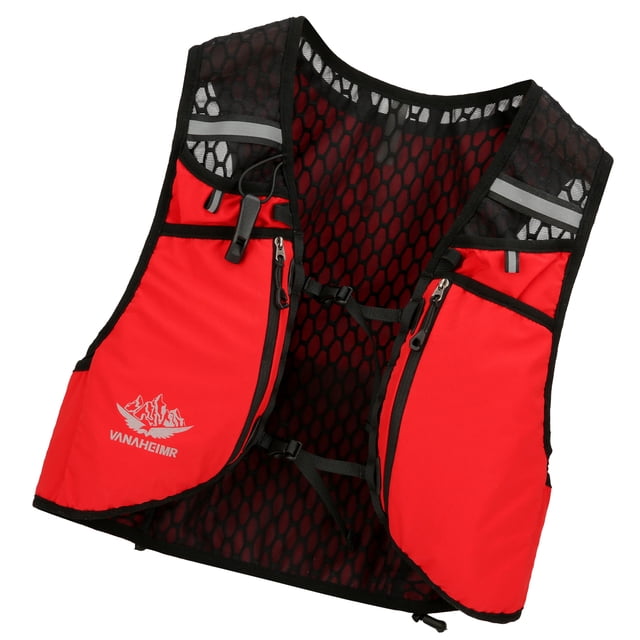 Correr Chaleco de Hidratación de Vanaheimr Con Bolsillo de Teléfono y Correas Ajustables Con Chaleco de Universal para Mujeres y Hombres Escalando Accesorios para Montar