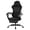 Black, variant on Leumius Gaming Chair,Ergonomic Office Desk Chair with Footrest Comfortable Headrest and Lumbar Support,Black