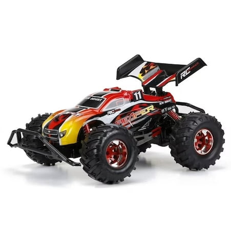 carro control remoto Bright Rc Pro Reaper Rojo C/cargador Rojo