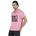 thumbnail image 4 of Inkmeso Letter Printed Don™t Make Me Use My Dad Voice Mens Tshirt For Daddy's Jersey Shirt, 4 of 7