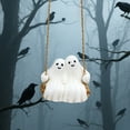 thumbnail image 5 of JMKQLZ Halloween Friendly Apparition Couple Ornament Resin Hanging Decor for Indoor Outdoor Patio Home Decorations Themed Celebration Enhancement, 5 of 7