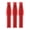 Red, variant on 3Pcs Makeup Pencil Sharpener Auxiliary Tool With 4 Grooves Eyebrow Pencil Sharpening Guide Tool For Makeup Studios