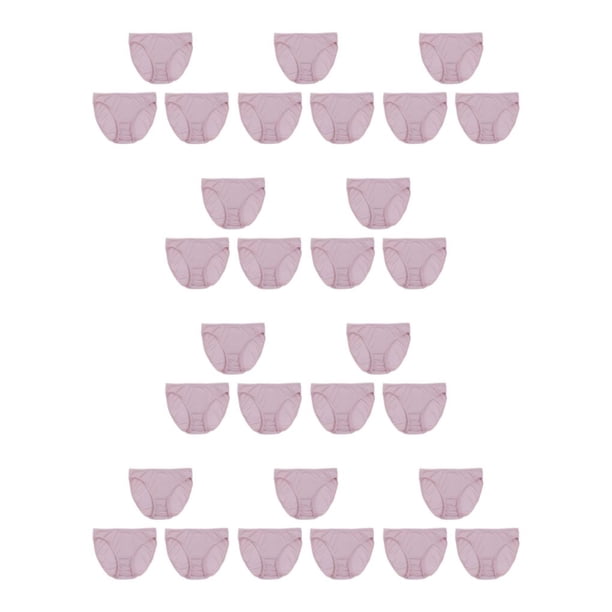 Sonducket Bragas de seda de morera para mujer, 3 piezas, ropa interior, lencería Sexy, transpirable, para diario, para mujer, gris, rosa, L gris rosa L 10piezas