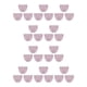 thumbnail image 2 of Minnieouse Bragas de 3 piezas para mujer, ropa interior, lencería Sexy, calzoncillos cómodos, pantalones cortos transpirables para mujer, gris, gris rosa SG 10Conjunto, 2 of 6