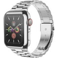 thumbnail image 5 of Apple Watch 7 41mm 45mm 6 5 4 3 2 1 SE Stainless Steel iWatch Band with Full Case, 5 of 6