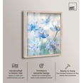 thumbnail image 2 of Dreaming in Blue Shadowbox Print Floral Art by Art Remedy, Blonde Frame, 16 x 20, 2 of 6