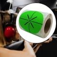 thumbnail image 3 of 200 Pieces Shooting Targets Fluorescence Paper Targets High Visibility Green, 3 of 9