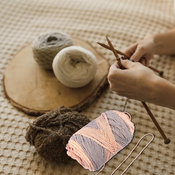 WRISTBIQUE Knitting Cord for Pillows Multi Color Handmade Yarn 1 Roll