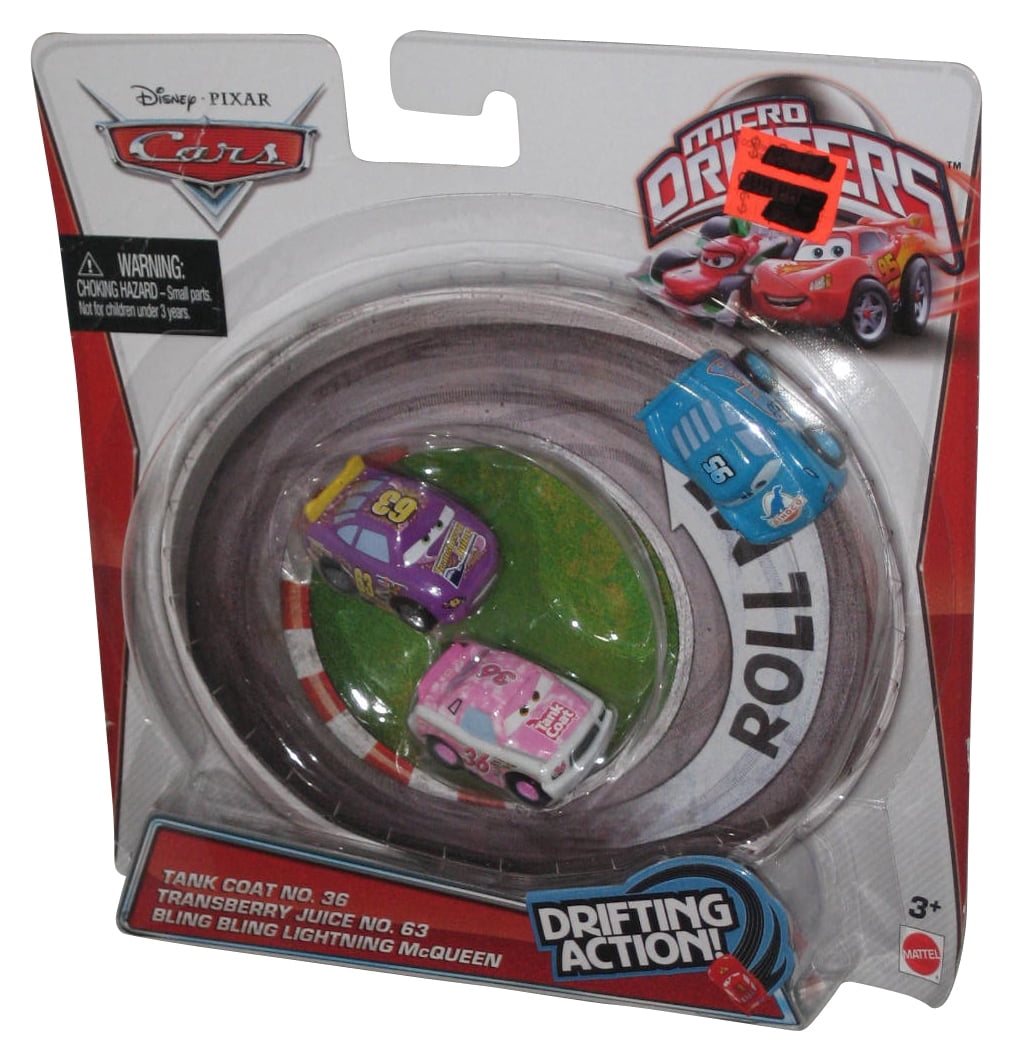 Disney Pixar Cars Movie Micro Drifters Toy Car Set - (Tank Coat ...