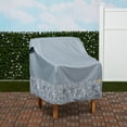 thumbnail image 6 of Classic Accessories Vera Bradley by   Water-Resistant Patio Chair Cover, 26 x 29 x 27 Inch, Rain Forest Toile Gray, 6 of 6