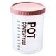 thumbnail image 1 of Recipiente transparente para almacenamiento de alimentos con tapa sellada • Capacidad de 1500 ml • 16x11x11cm • Recipiente hermético de grano y snacks, 1 of 6
