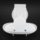 thumbnail image 5 of Double Soap Dish Strong Suction Soap Holder Cup Tray for Shower Bathroom (White), 5 of 5