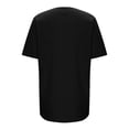 thumbnail image 6 of Fabrcox Womens Linen Tops Short Sleeve Loose Lightweight Women's Button Down Shirt Trendy Travel Beach Spring Summer Blouses for Women with Pocket, 6 of 7