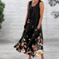 thumbnail image 4 of Vestido Elegante Silueta Favorecedora Diseño De Moda Cuello Redondo Bolsillos A Media Pierna FLhrweasw Nuevo, 4 of 8