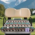 thumbnail image 3 of XYZCANDO Golf Cart Seat Breathable Terry Cloth, Compatible with Sports Club Car Seat, for EZGO TXT RXV 2 Person Seats Golf Carts, Horse Pattern, 3 of 8
