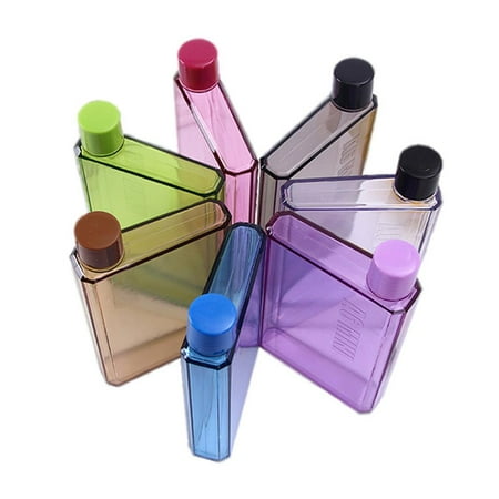 

325ml A6 Paper Water Bottle Portable Paper Pad Water Bottle Flat Drinks Kettle Note Book Bottle
