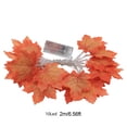 thumbnail image 3 of Fall Maple Leaf String Lights, 78.7 in LED Battery Operated Cloth Garland for Mantel Table Decor, Medium, 3 of 6