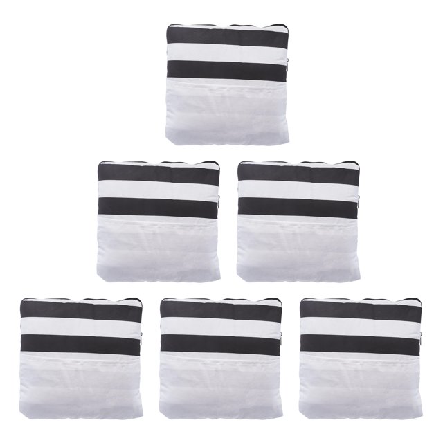 6 2in1 Cordova Pillow Blankets Set Front Pocket, Soft Fleece