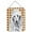 White, variant on Black Standard Poodle Fall Leaves Aluminum Metal Wall Or Door Hanging Prints - Black - 12 x 0.02 x 16 in.