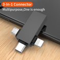 Universal 3 in 1 OTG Adapter Data Transmission Converter For Apple