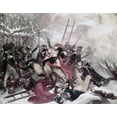 thumbnail image 2 of Chappell, Alonzo 14x12 White Modern Wood Framed Museum Art Print Titled - Death of General Montgomery, 2 of 4
