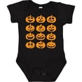 thumbnail image 3 of Inktastic Halloween Pumpkin Faces Orange Boys or Girls Baby Bodysuit, 3 of 5