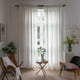 thumbnail image 3 of Cortinas BCLBUSTE, bordado bohemio, lino a rayas, 213 x 213 cm, color blanco, 3 of 9