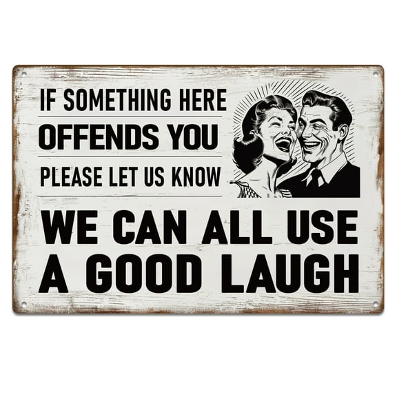 WaaHome Funny Bar Signs Vintage Wall Decor Man Cave Decor Apartment Room Decor for Men Home Bar Accessories Home Decor Gifts Vintage Garage Decor Sarcasm Yard Door Sign for Men Home Bar 12x8 IN