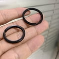 thumbnail image 1 of 1pcs Car Key Chain Bronze Rhodium Gold Long Round Split Keyrings Keychain Making DIY Women Men Car Key Chains Accessories379 10pcs He Qiyong unisex, 1 of 1