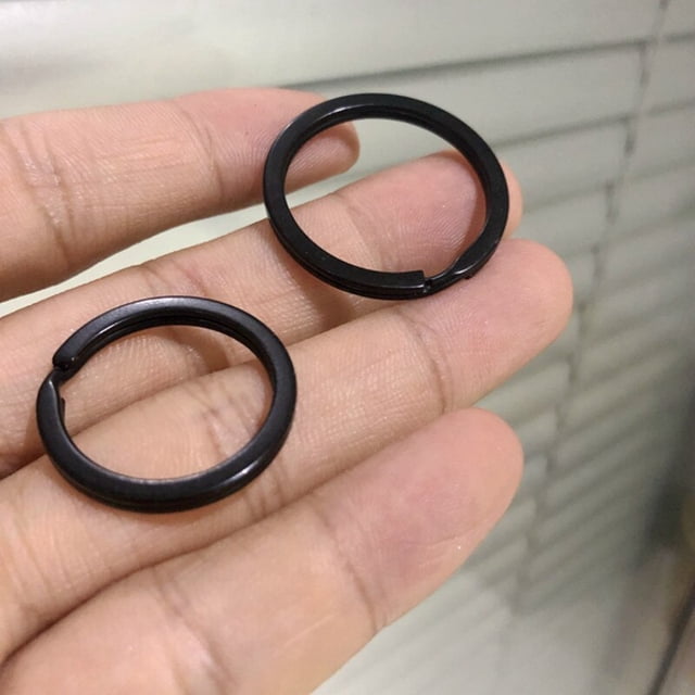 1pcs Car Key Chain Bronze Rhodium Gold Long Round Split Keyrings Keychain Making DIY Women Men Car Key Chains Accessories379 10pcs He Qiyong unisex