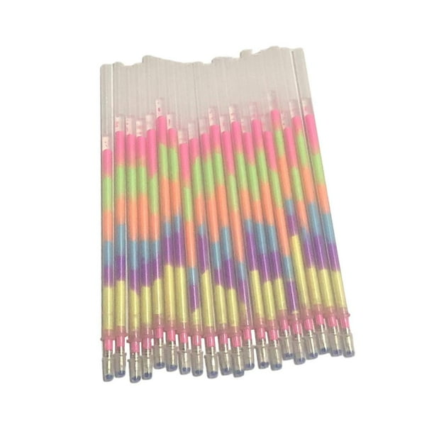 20/12/36 PCS Recargas de lápiz Recargas de fluorescente Suministros para la , y Multicolor 2 12 piezas