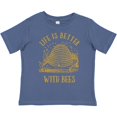 thumbnail image 3 of Inktastic Life's Better with Bees Boys or Girls Toddler T-Shirt, 3 of 5