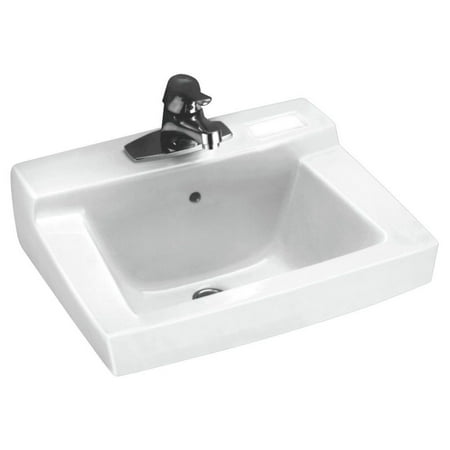 American Standard 0321 026 020 Declyn Wall Mount Porcelain Bathroom Sink White