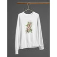 thumbnail image 3 of Cardinal Holly Christmas Sweatshirt Women -Jennifer Paxton Parker Designs, Female 5X-Large, 3 of 4