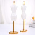 thumbnail image 4 of 5Pcs Robe de Poupée Forme Robe en Tissu Plastique Démontable Présentoir Support Mannequin Stand pour Robes de Poupée, 4 of 8