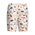 thumbnail image 7 of Daiia South American Animals Mens Woven Stretch Pajama Short,Short Pajama Pants-Medium, 7 of 7