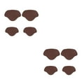thumbnail image 3 of kurtrusly Semelles Ajustables pour Talons Hauts, Réparation de Talons Personnalisable, Café 2Set, 3 of 6