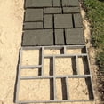 thumbnail image 3 of Molde De Hormigón Reutilizable Walk Maker Stepping Stone Pavimentadora Path Maker Pasarela Pavimento Pavimentación Moldes Para Patio Jardín,Diy 10 Rejillas Speravity TO002267-00, 3 of 6