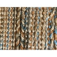 thumbnail image 4 of Ox Bay Braided Light Blue 2 ft. x 5 ft. Hand-Woven Natural Jute Area Rug, 4 of 8