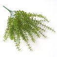 thumbnail image 2 of 5 Branches Artificial Eucalyptus Plant Plastic Leaf Plant Fake Greenery Plant, 2 of 9