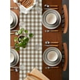 thumbnail image 4 of Easter Buffalo Plaid Check Triangle Table Runners Long Dresser Scarves Table Decoration for Wedding Party/Graduation Ceremony/Banquet Brown Easter Carrots, 4 of 7