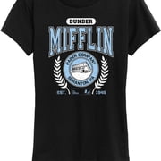 The Office - Dunder Mifflin Collegiate - Womens Short Sleeve Graphic T-Shirt