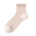 thumbnail image 2 of Voska Women's Seamless Mesh Ankle Socks Thin Breathable Moisture Wicking Odor Control Casual Daily Socks Pink One Size, 2 of 5