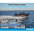 thumbnail image 2 of Quicksilver 25W-40 Oil Change Kit for 4-Stroke 75hp, 90hp and 115hp Mercury 1.7L Outboards, 2 of 7