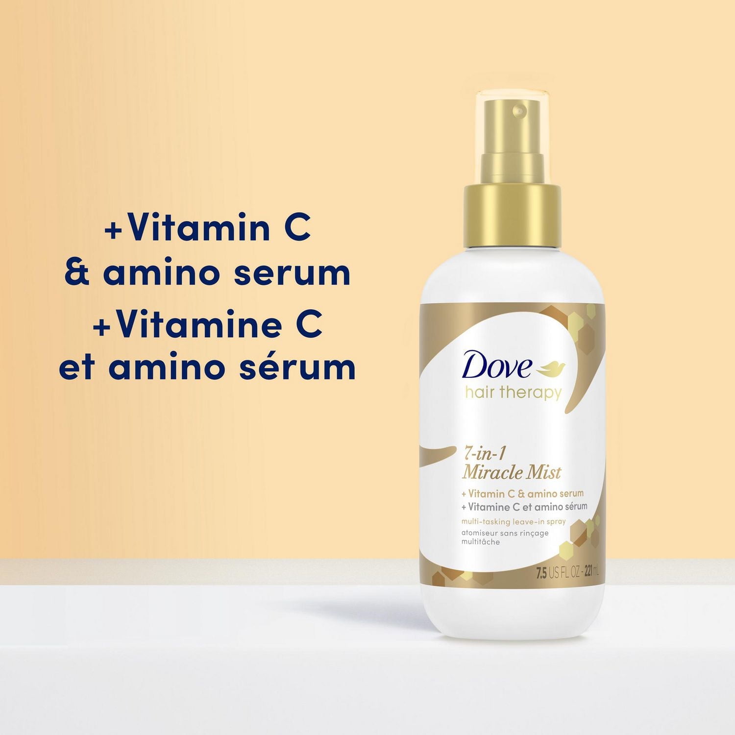 Brume Miracle multitâche 7 en 1 Dove Hair Therapy 221ml Brume Définissante